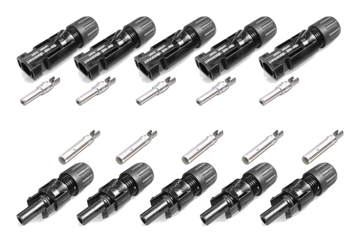 Original - MC4 Stecker + Buchse für 4-6 mm² Leitungen Solarstecker PV-KST4/6II-UR und PV-KBT4/6II-UR (5)