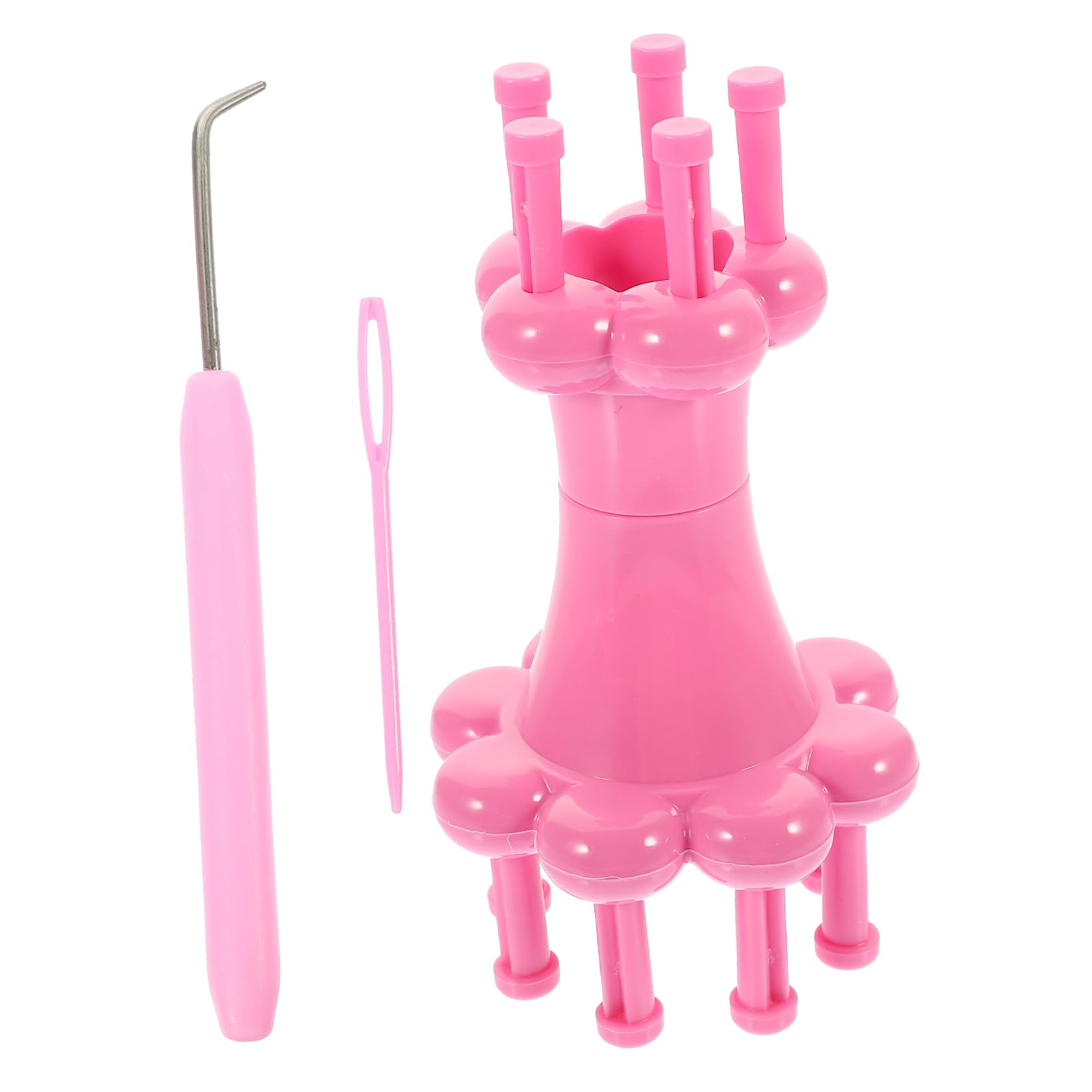ERINGOGO Professional Weaving Spool Loom Knitter Yarn Kit for Crocheting Loom Knit Hook for Beginners