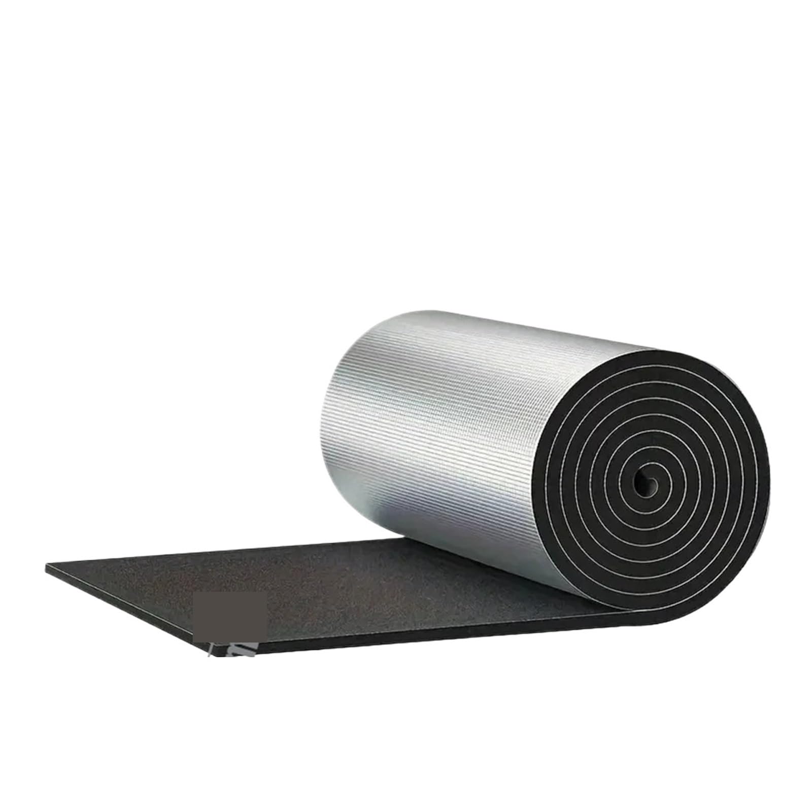 Luoaxinn One Color Self Adhesive Aluminium Foam Fireproof Heat And Sound Insulation Mat 200X50cm Acoustic Thermal Soundproof Wall Panels Noise For Car Deadening(3Pcs-10Mm-50X200cm)