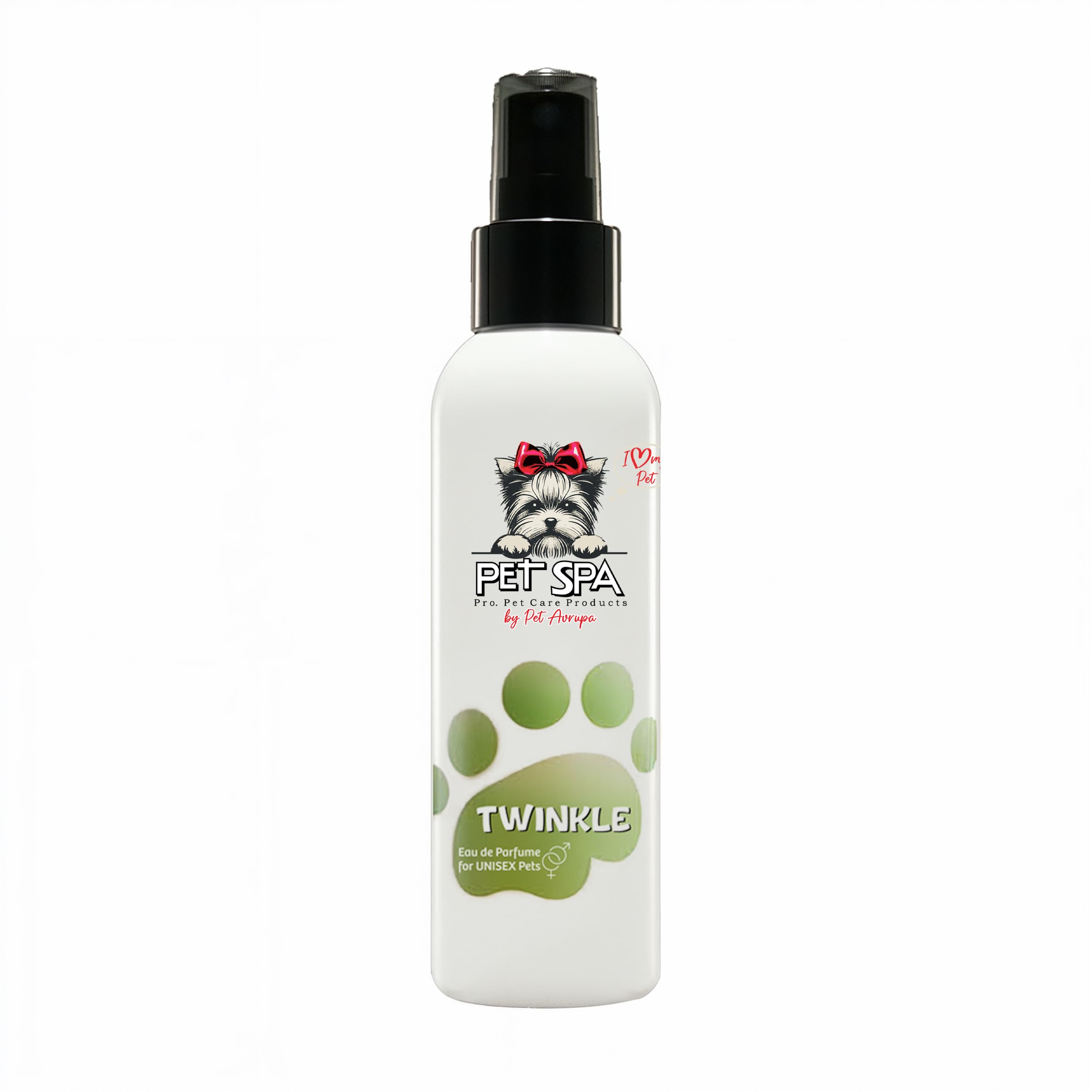 PET SPA Twinkle Dog Perfume & Pet Cologne 120ml Soft Musk & Spring Blossom