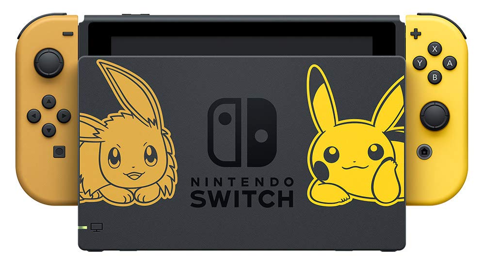 Nintendo Switch Pikachu & Eevee Edition + Pokémon: Let's Go, Pikachu! + Poké Ball Plus, Consola de video