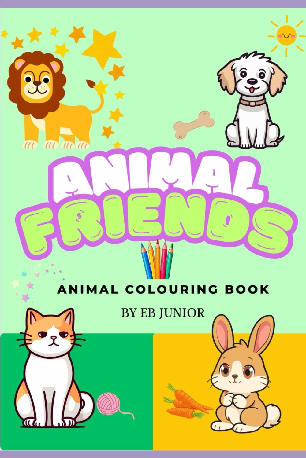 Animal Friends: Animal Colouring Book