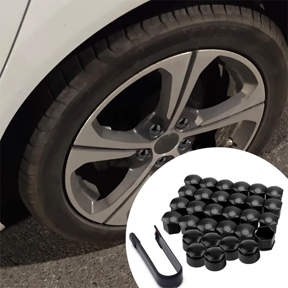 30 Pezzi Copridadi per Ruote per Suzuki Across 2020-, Tappi Bulloni Cerchi in Plastica Esterno 24 Standard 6 Antifurto Accessori,19mm