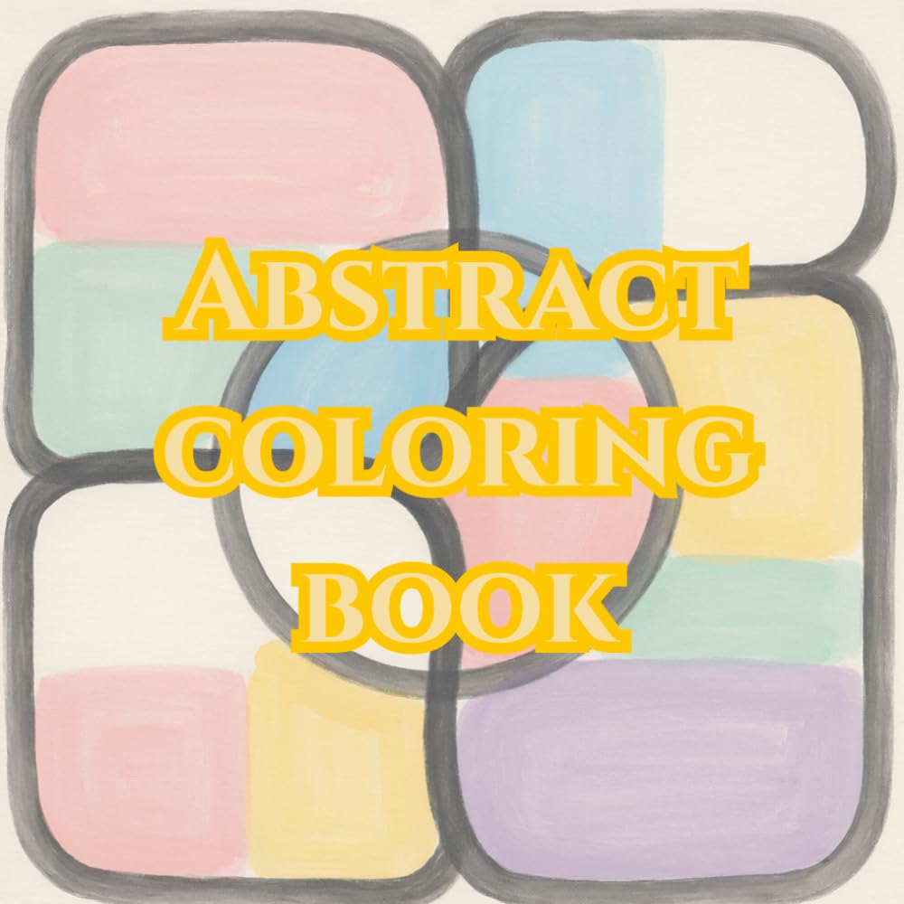 abstract coloring Book: 50 abstract Imiges for every age