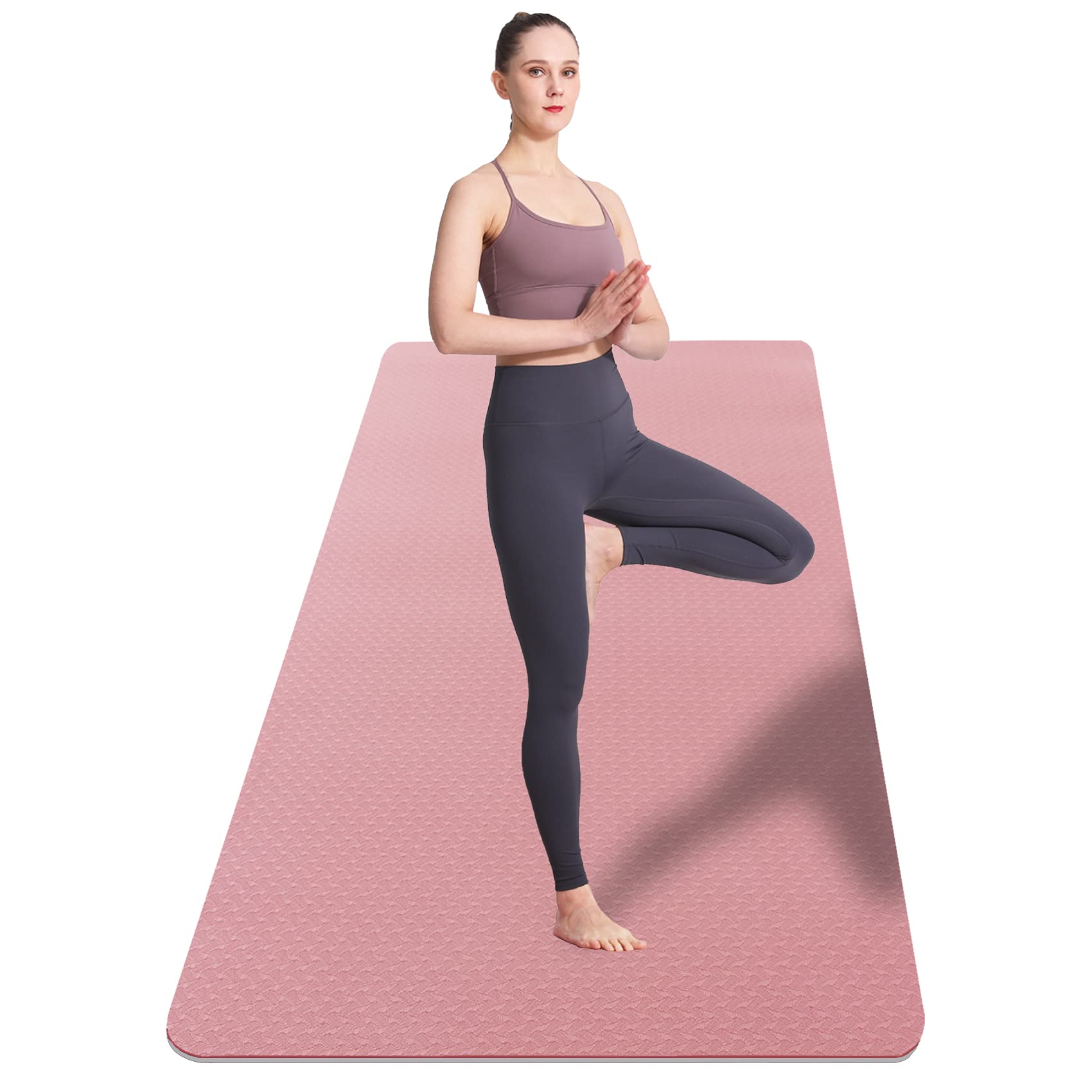 UMINEUX Extra Wide Yoga Mat for Women and Men 72x 32x 1 4 Eco-Friendly TPE Yoga Mat Non