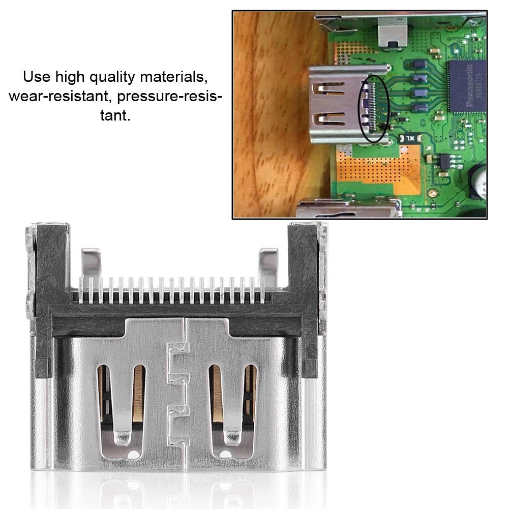 Zerone Kit de Réparation de Prise de Connecteur D'interface de Port HDMI de Pièce de Rechange pour PRO-2000