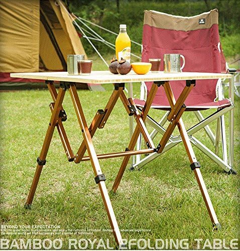 コールマン　未使用収納袋付き バンブーラウンジテーブル65 Coleman コンフォートマスターバンブーラウンジテーブル(65)