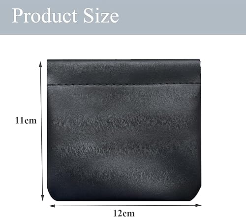 Miniatura 7 de Bolsa de cosméticos de bolsillo,Bolsa de cosméticos de bolsillo Squeeze,Bolsa de cosméticos de bolsillo Cuero impermeable sin cremallera Bolsa de