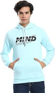 سويت شيرت سهل الارتداء بقصة عادية للرجال من اندورا، 36W24M30310، ياقة عالية جدًا