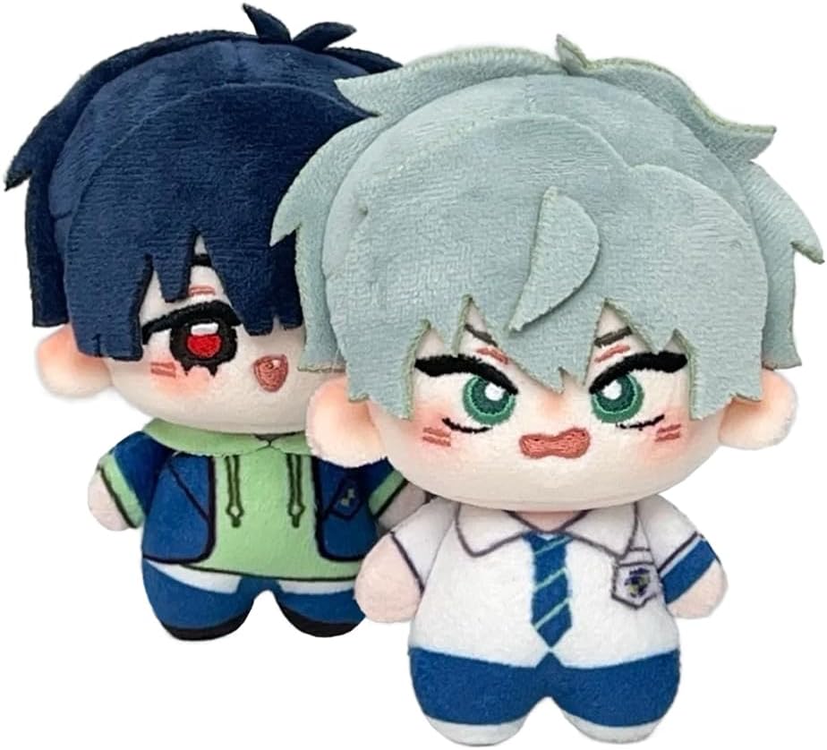 2pcs Ivan and Till Plushies Ivan Plush Till Stuffed Doll Anime Soft Figure Pillow Keychain Pendant for Backpack Ornament 4''