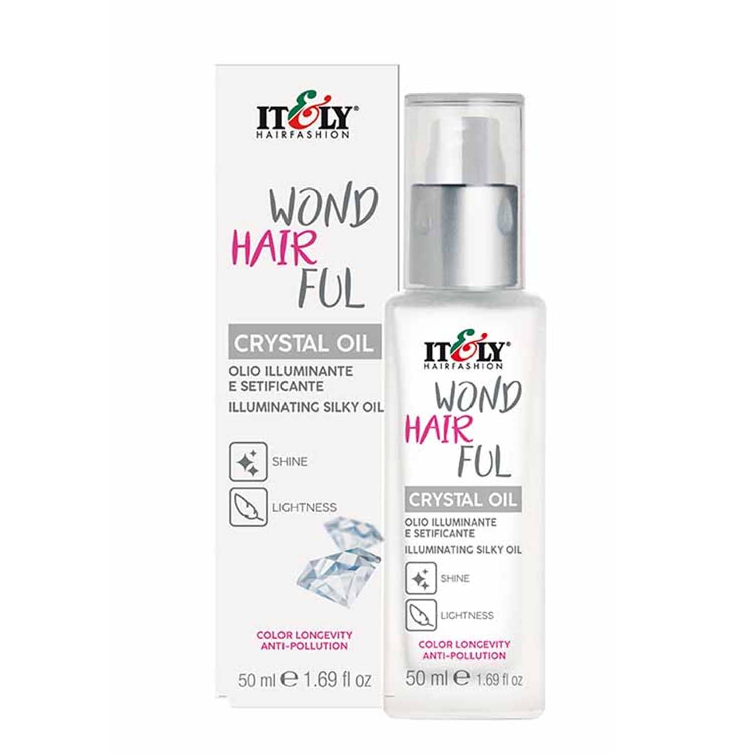 It&ly Itly Wondhairful Wonderful Crystal Oil Illuminating Silky Hair Serum - 1.69 oz