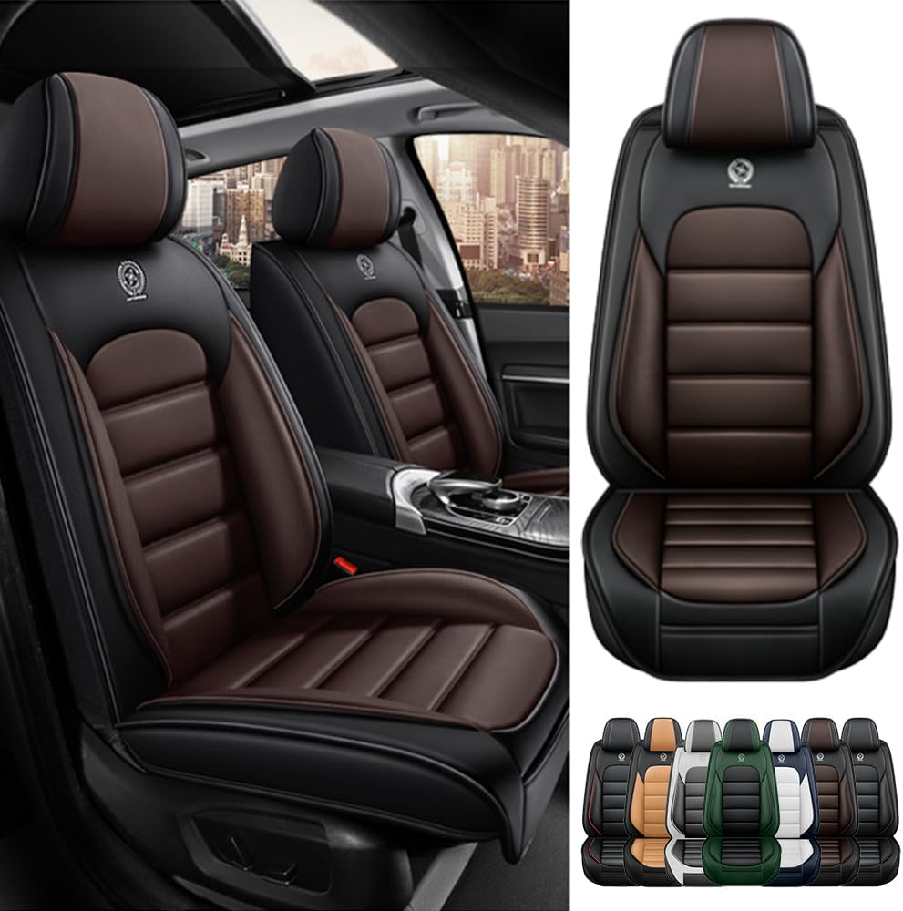 Cscevt 2 Front Leather Pickup Trucks Seat Covers for 20042023 GMC