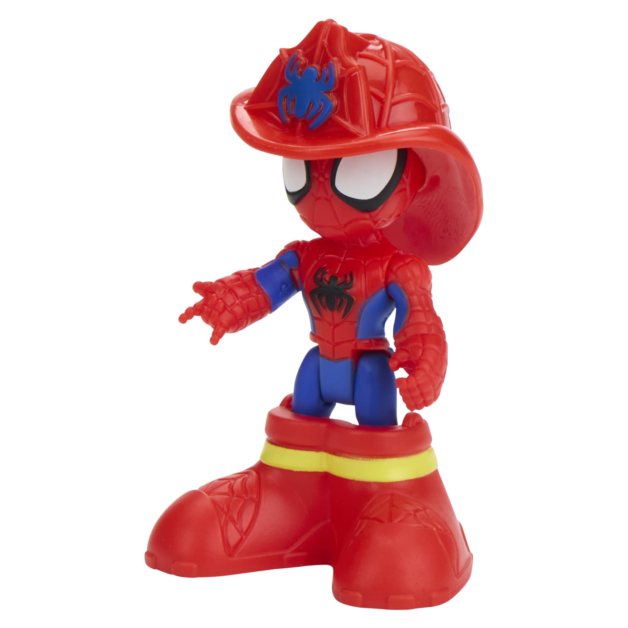Hasbro Marvel, Spidey e i Suoi Fantastici Amici, Camion dei Pompieri Rescue-Webs, Action Figure e Veicolo