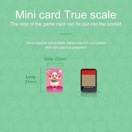 Miniatura 2 de 48 tarjetas de juego NFC Mini de personajes raros compatibles con Animal Crossing New Horizons ACNH SwitchSwtich Lite con almacenamiento Ca