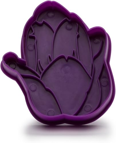 Miniatura 10 de Bakelicious Cortador de émbolo de margarita, blanco, 2.25 x 3.5 x 3.5 pulgadas