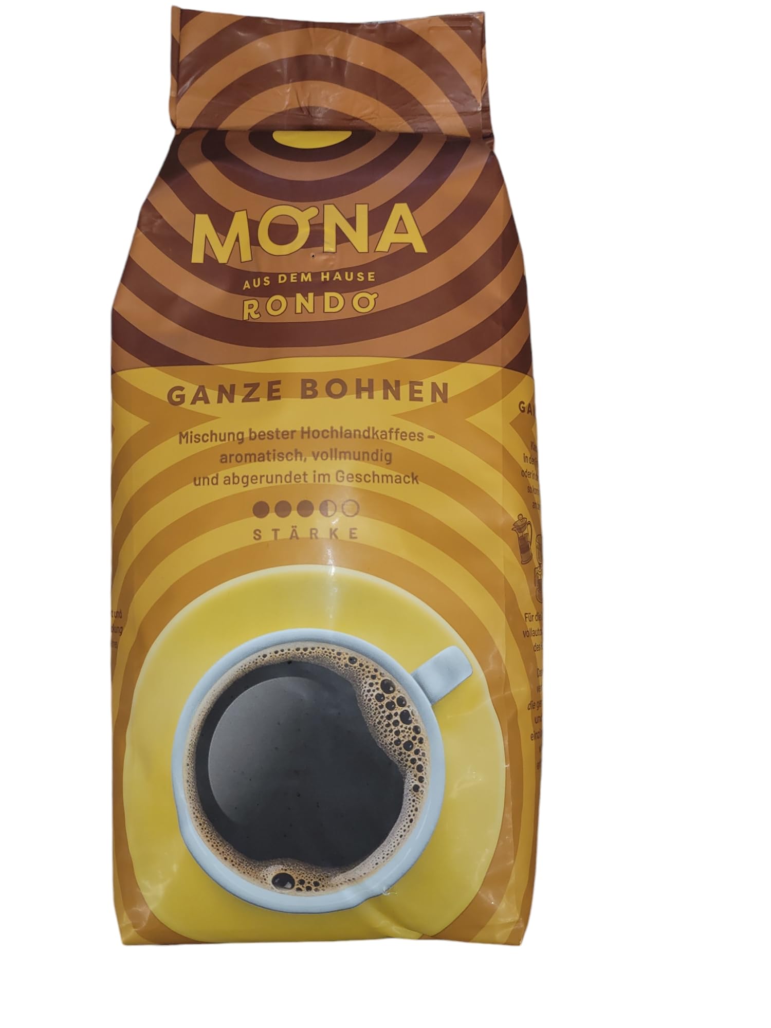 8 x Röstfein Mona Gourmet Kaffeebohnen 1kg