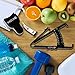 Body Fat Caliper and Measuring Tape for Body - Skin Fold Body Fat Analyzer and BMI Measurement Tool by MEDca