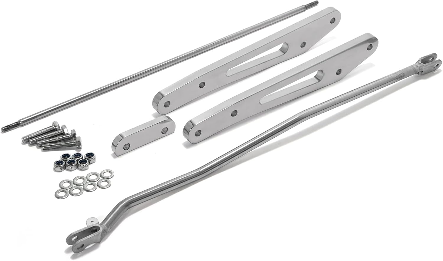 Polished 8" Forward Control Extensions kit for Honda Shadow VT750 ACE 750