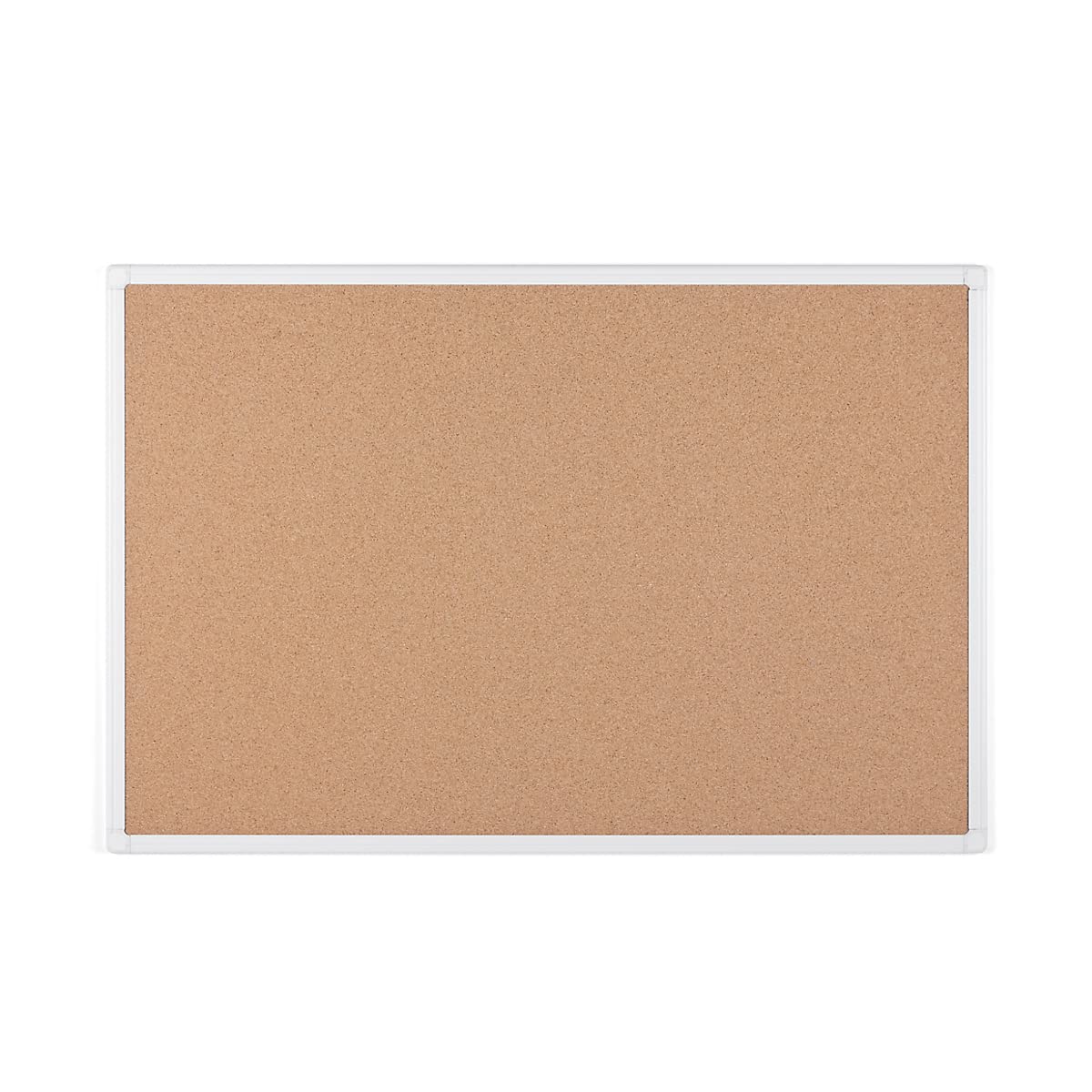 Bi-Office Maya Cork Noticeboard Wall Mounted 120 (W) X 2.5 (D) X 90 (H) Cm Aluminium Beige
