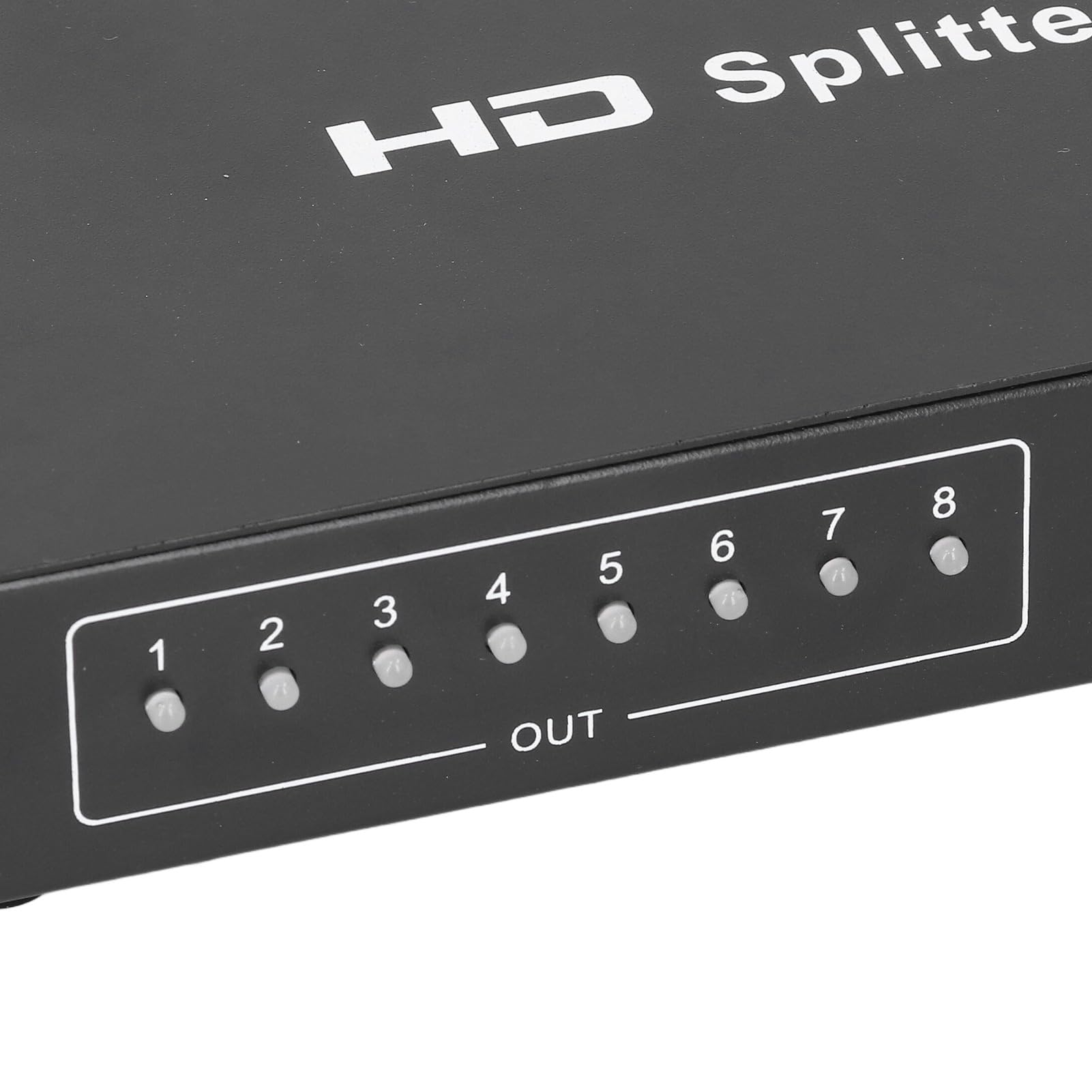 Splitter HDMI 2 in 8 uscite, splitter HDMI 4K, selettore di video con telecomando, splitter HDMI per proiettore, computer, PC, laptop, TV (EU)