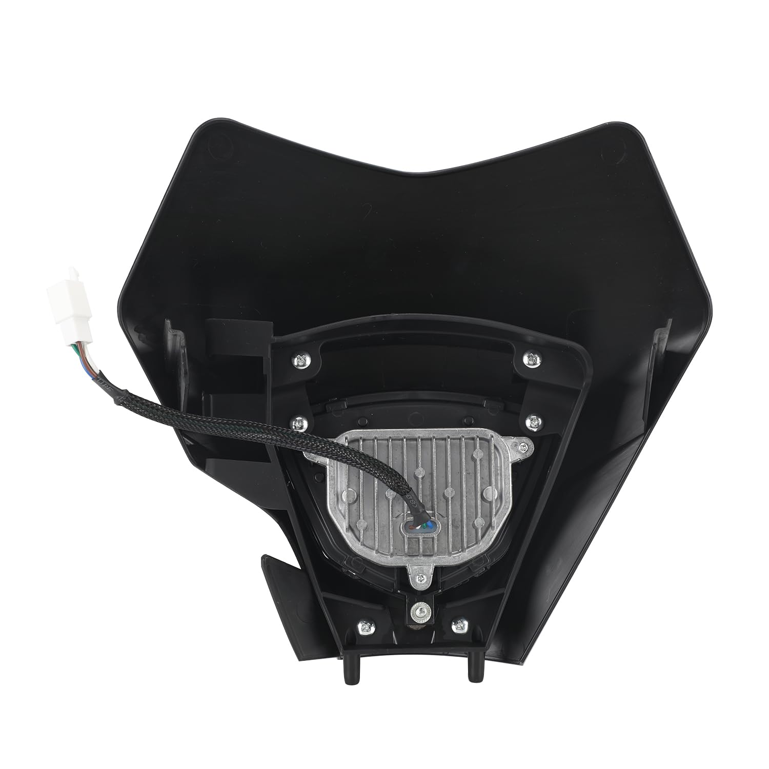 JFG RACING Faro Anteriore Moto Mascherina Faro per 2017 EXC250 SX250 SXF250 EXC450 SX350 SXF450 EXC525 640LC4 Dirt Bike Enduro ATV Scooter-arancia