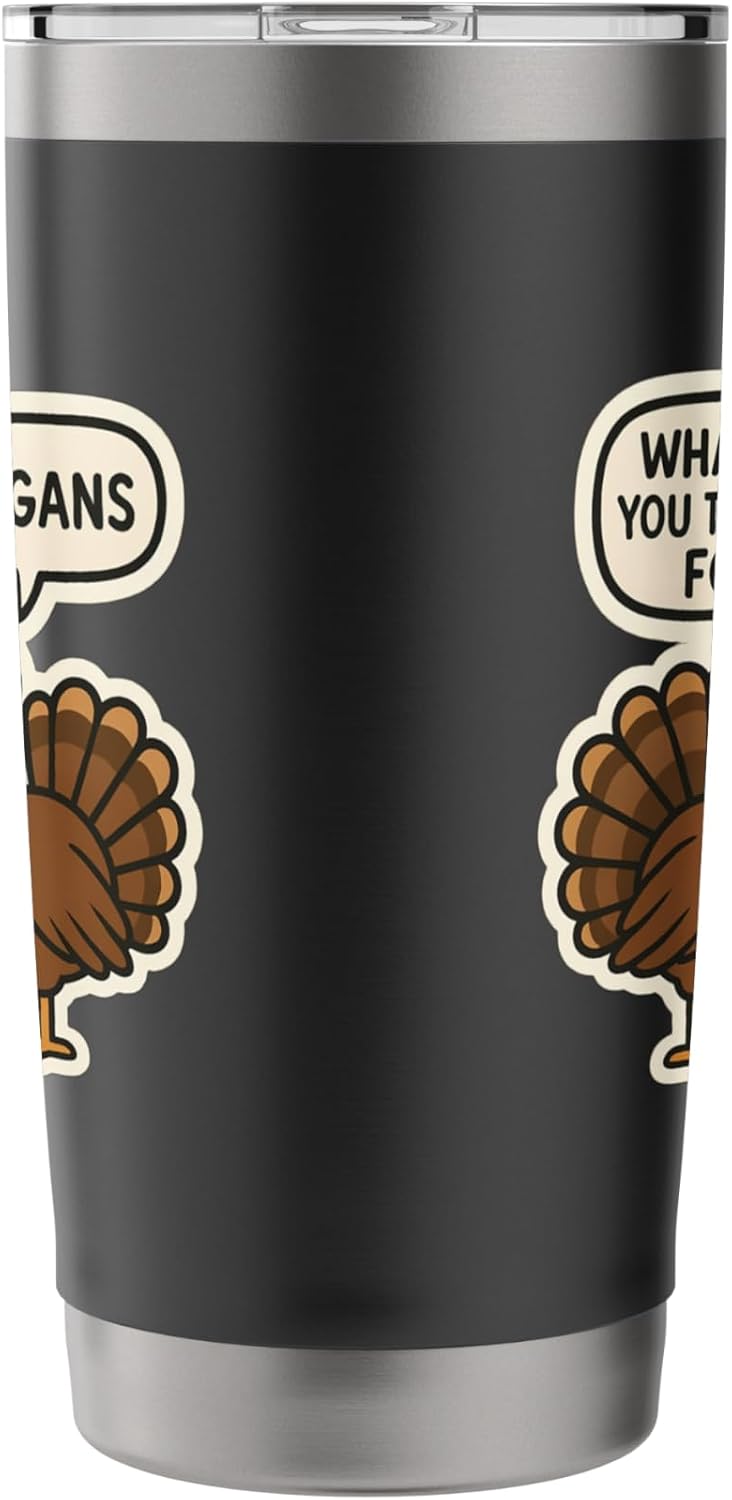 Best Home & Kitchen - funny Thanksgiving Turkey What Are you‌ Thankful For Vegans Tumbler‍ Review