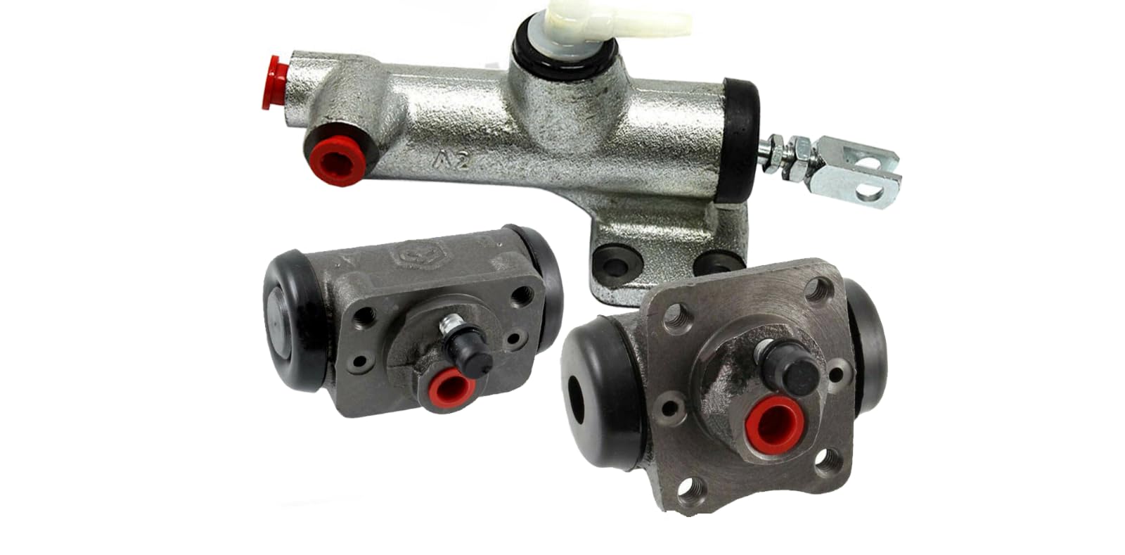 Kit de bomba de freno + cilindro delantero y trasero compatible con Vespa Cosa 125 150 200