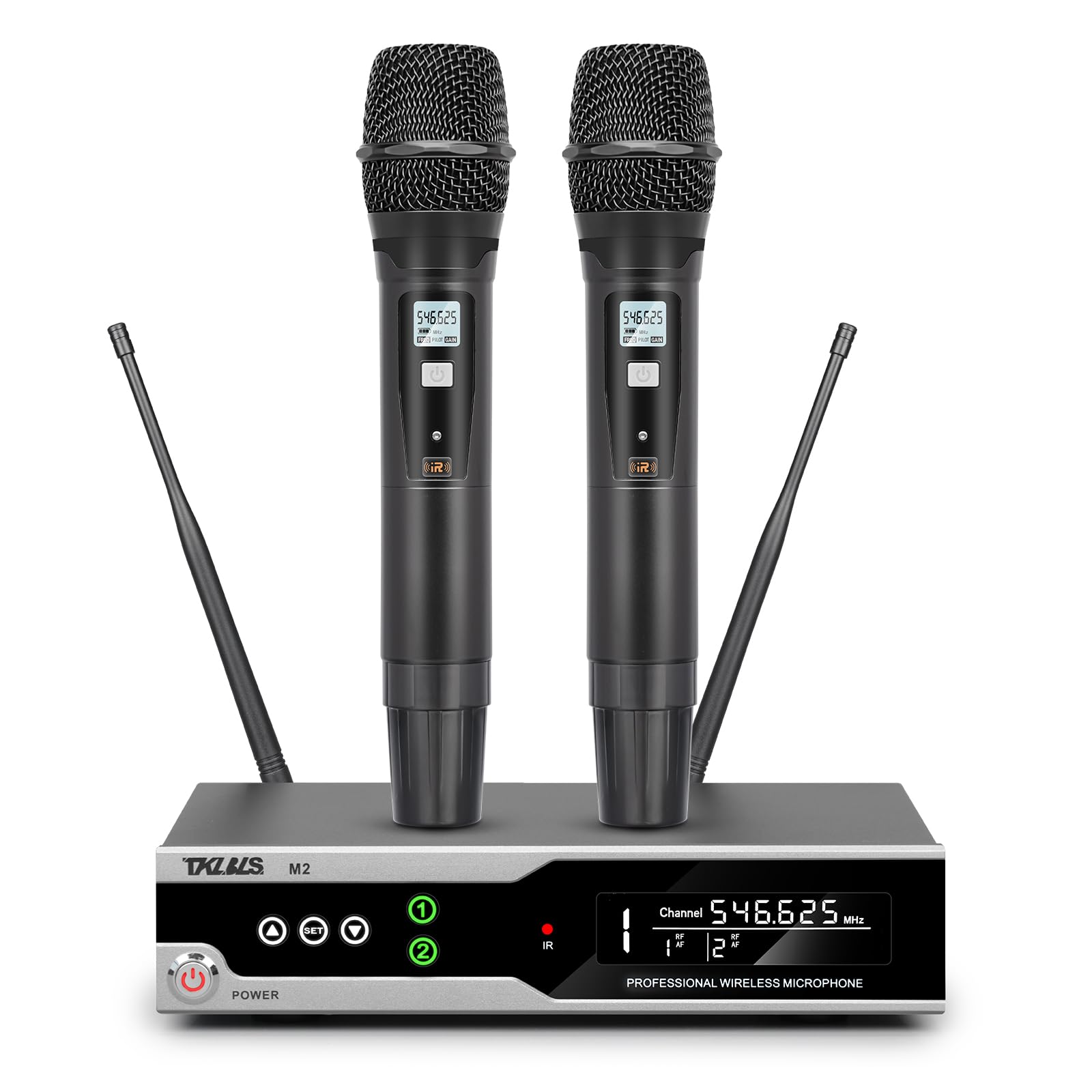 Amazon.com: TKLBLS Wireless Microphone,Metal Dual