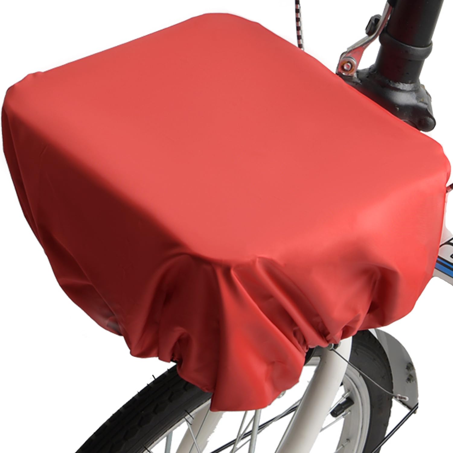 VAOLOAV Rain Cover for Bicycle Basket Bike Bag Luggage Rack 5L - 20L Waterproof Red