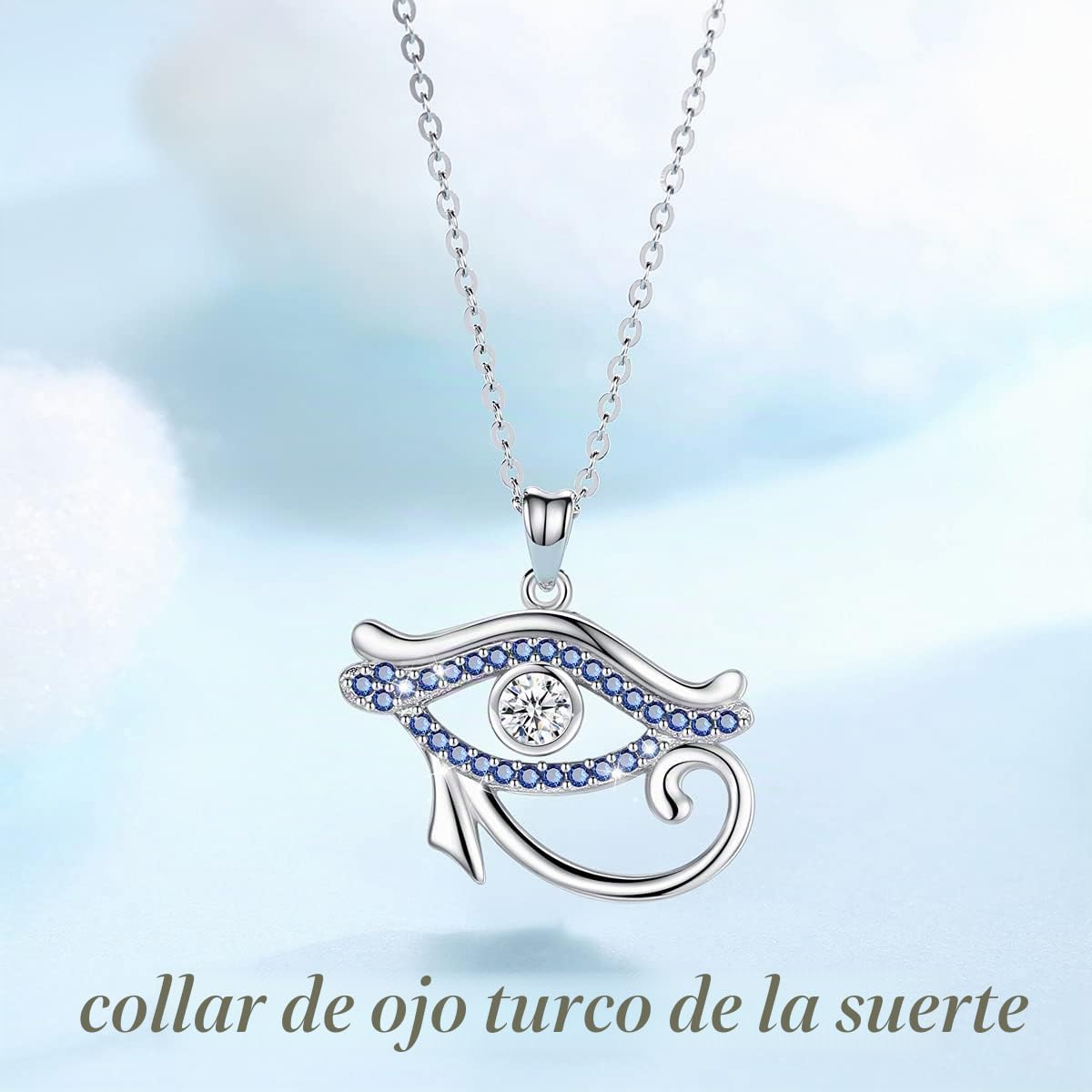 Collar Ankh Cruz Anubis para Hombre Mujer Plata de Ley 925, Amuleto Isis Colgantes Egipto Anubis Collares para Creyente Cristiano, Egypt Runes Joyería Regalo para Mujer Hombre