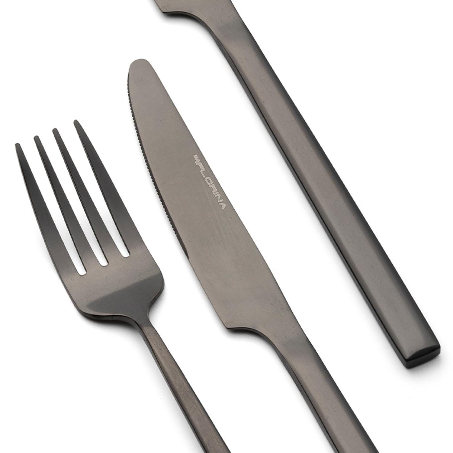 FLORINA Juego de Cubiertos de Acero Inoxidable I 24 Piezas para 6 Personas I Cubertería RITZ I Set de Cubiertos - Tenedor, Cuchillo, Cuchara de Mesa, Cucharilla de Té I Apto para Lavavajillas