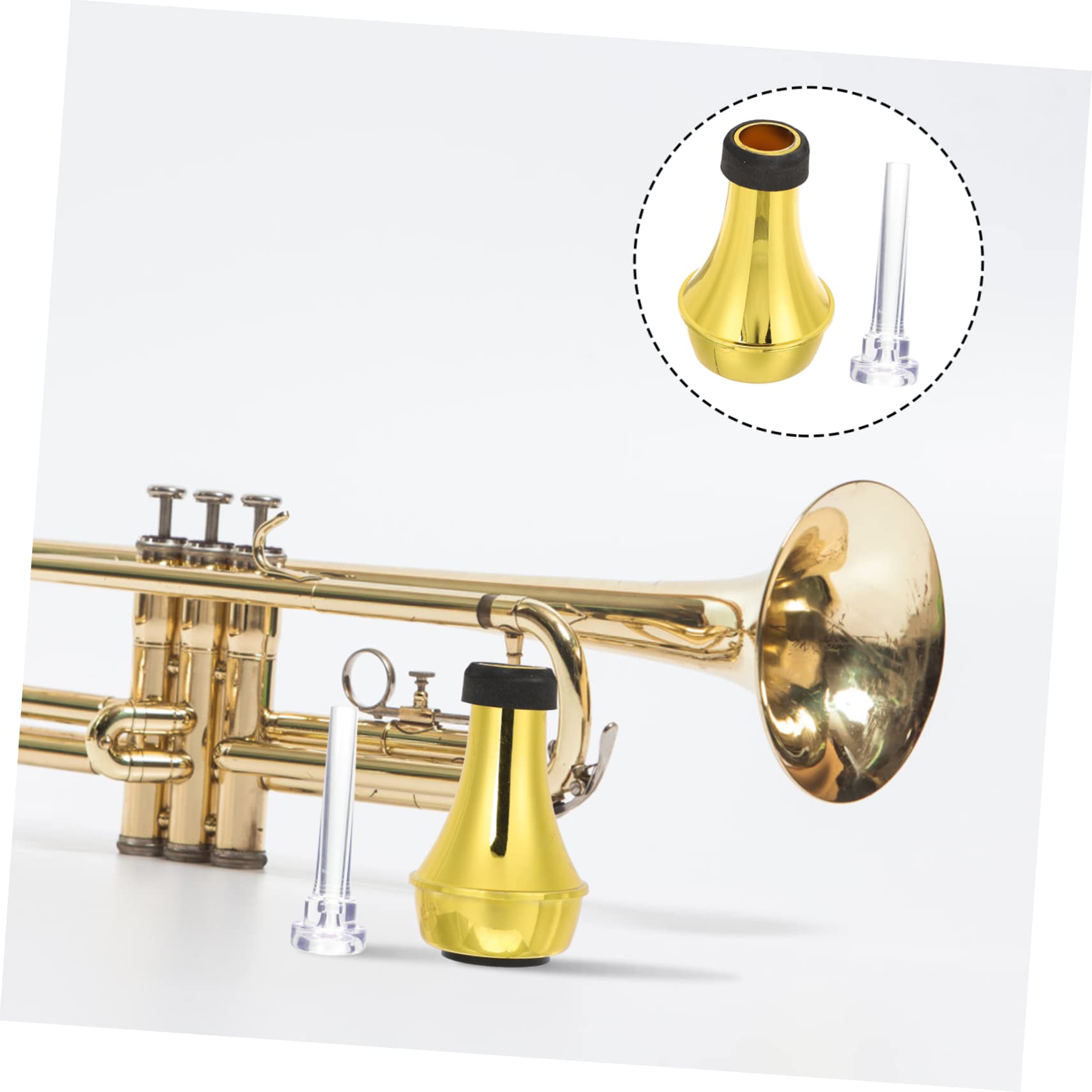 Levemolo Trumpet Practice Mute Set of 1 Trumpet Mute Made of Abs Reduces Noise for Trumpet Players