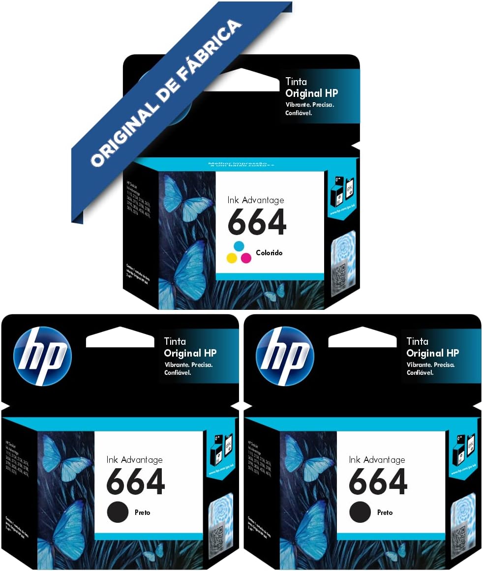 Kit Cartuchos Pretos e Coloridos HP 664: Review após 30 dias de uso