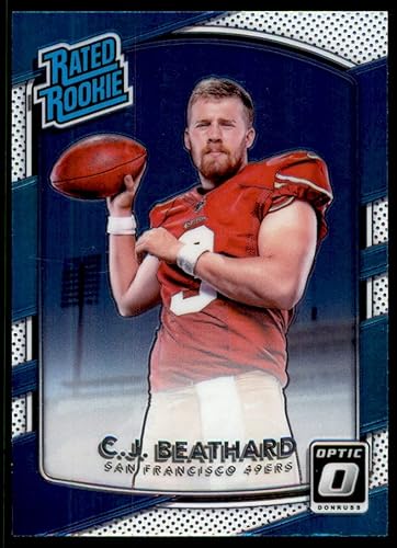 Miniatura 1 de 2017 Donruss Optic Football #170 C.J. Beathard RR RC San Francisco 49ers