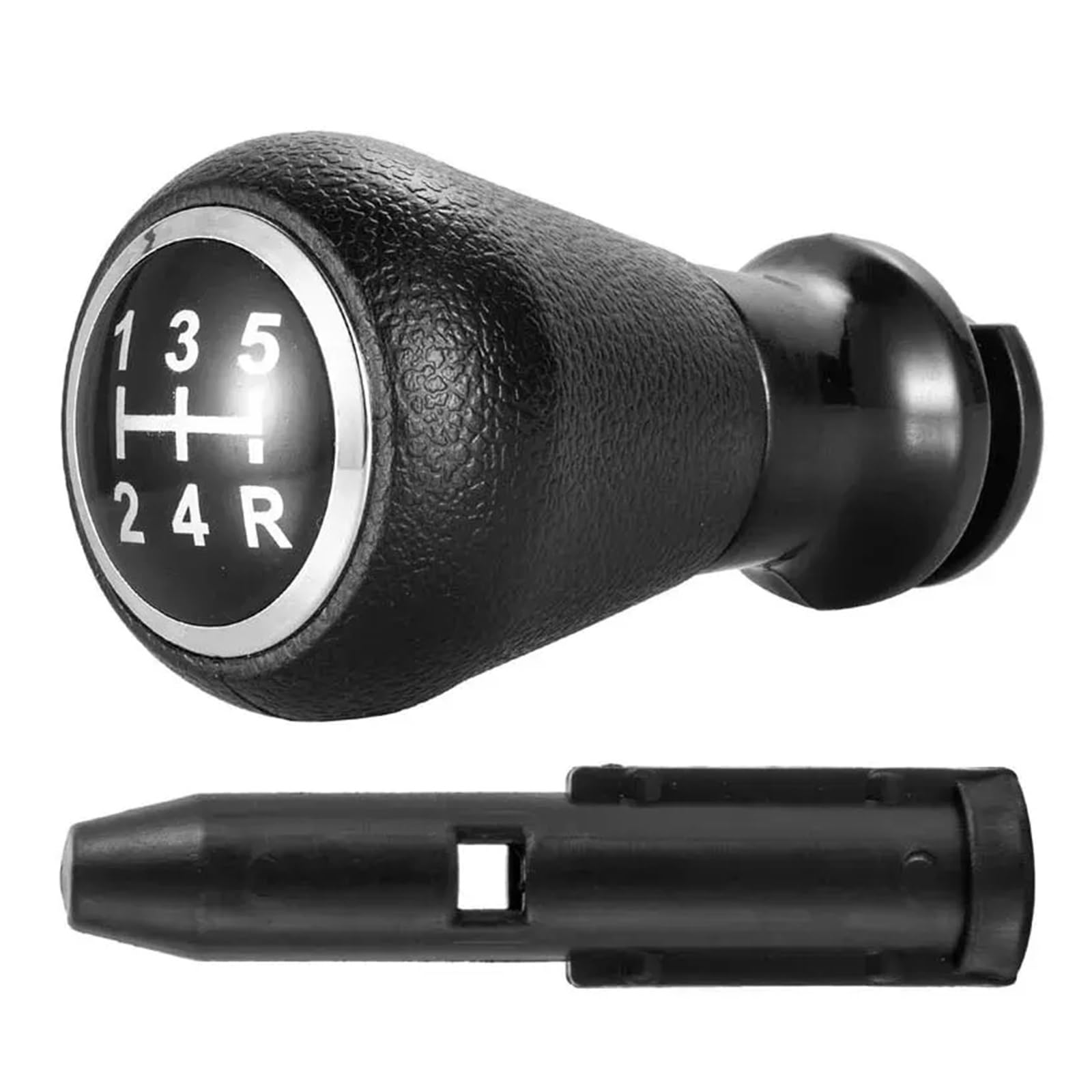 Grozzy Universal Shifter Handle Car Manual Transmission Auto Gear Shift Knob for Peugeot for Citroen(Black)