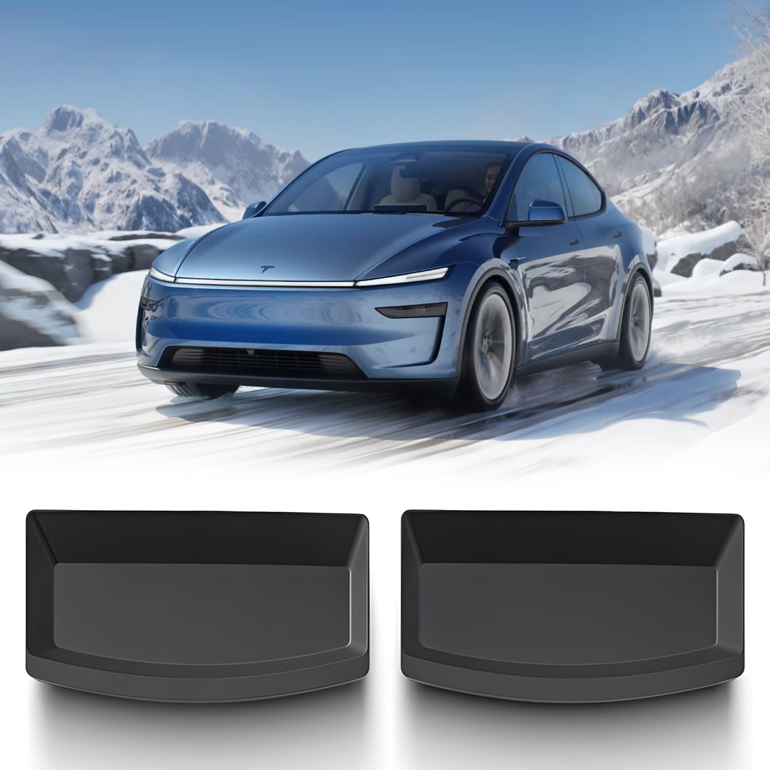 Photo 1 of GEEDAR Under Seat Storage Box Organizer for Tesla Model Y 2025 Juniper (2PCs)