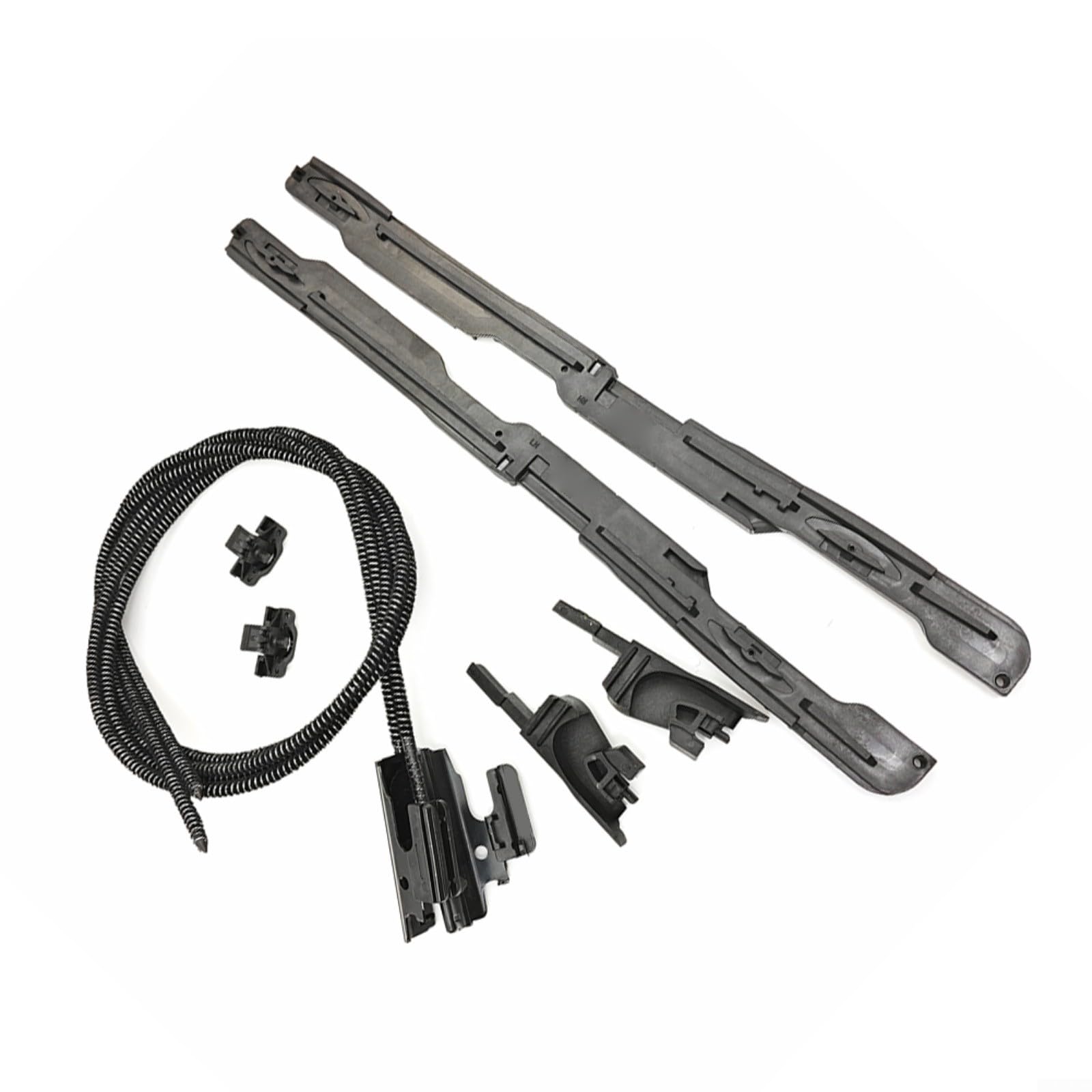 1 juego de cables de reparación de techo corredizo para Mini para Cooper F54 F55 F56 F60 F66 F65, OEM 54107379624, ABS + componente de accionamiento de metal, mantenimiento exterior del coche