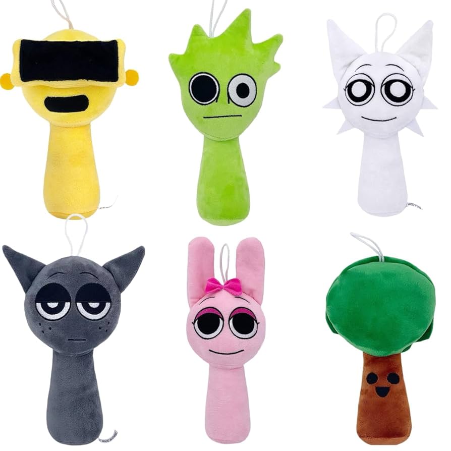 Amazon.co.jp: スプランキー ぬいぐるみ 【6個セット】人形