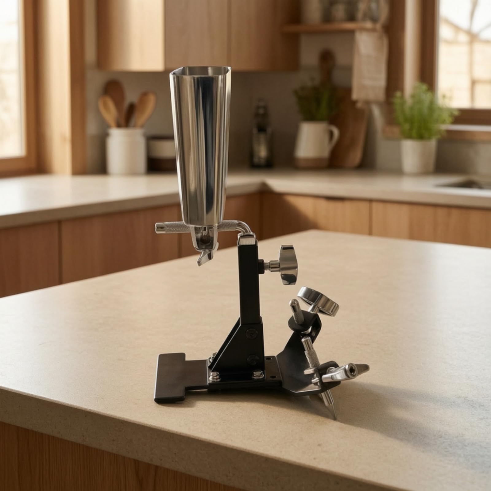 Fußmaschinen Stabil Drum-Pedal Stabil Schlagzeugzubehör für Schlagzeuger, Proberaum , Übungsgerät Mit 5-Zoll Silberner Kuhglocke