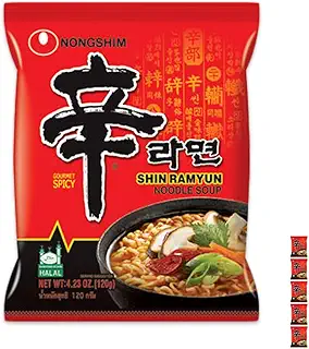 HALAL NONGSHIM SHIN RAMYUN 辛ラーメン 120g×5袋 ハラール認証