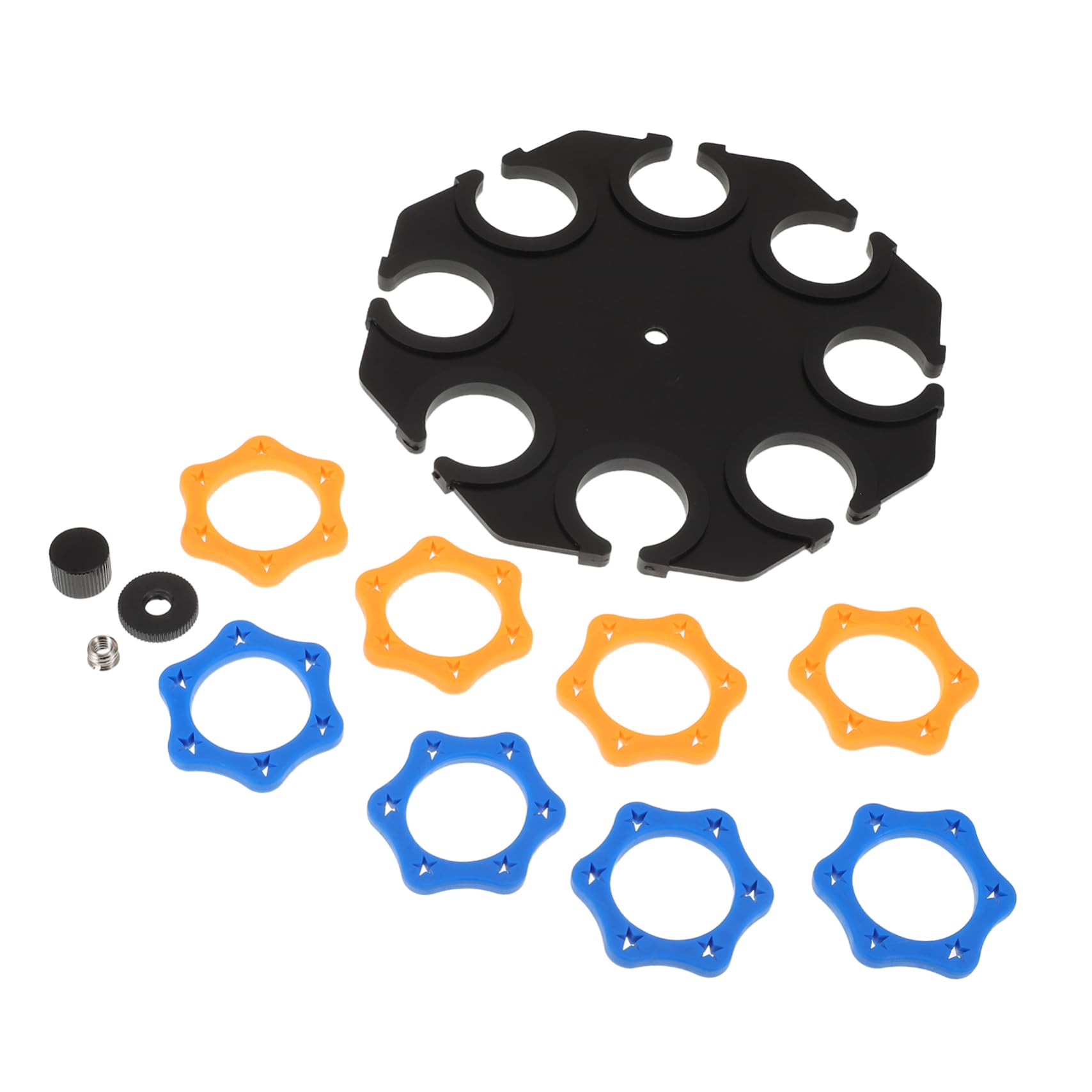 Supporto Microfono da Tavolo, Rack Regolabile Antivibrazione | Nero in Acciaio al Carbonio e Plastica, per Broadcasting e Recording, Capienza Multipla