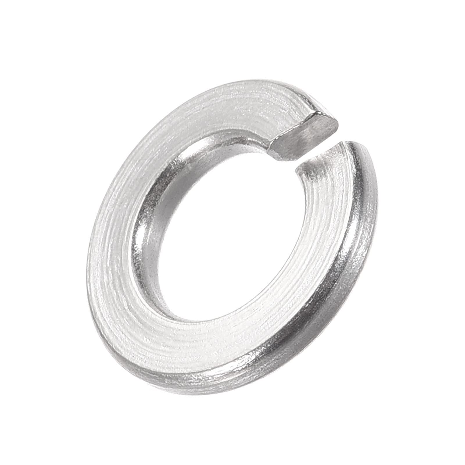 METALLIXITY Split Lock Washer (5/16") 30Pcs, 304 Stainless Steel Spring Lock Washer Elastic Gasket - for Household Applications