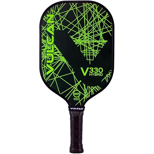 Vulcan | V330 Pickleball Paddle | Hybrid Performance | Polypropylene Core - Fiberglass Surface | USAP Approved | Multiple Colors