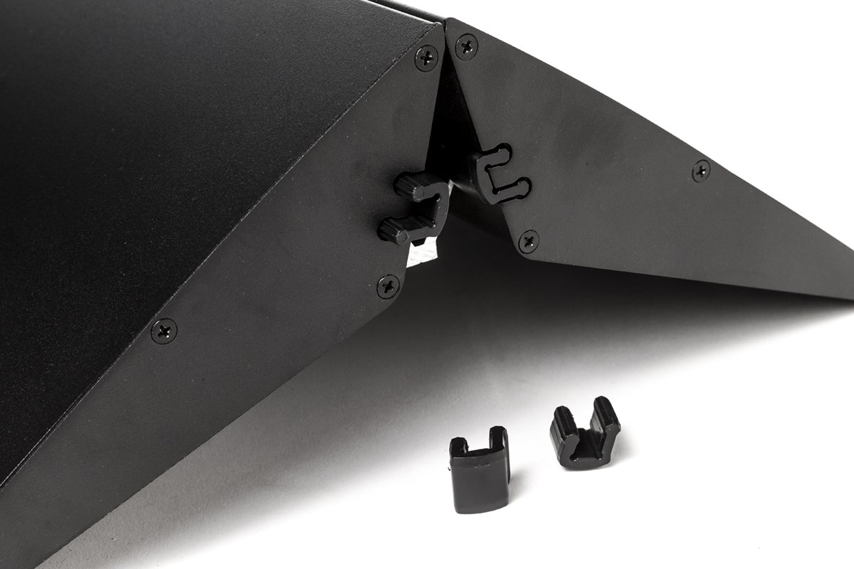 Srebrna specjalna podstawa panelu aluminiowa (30 cm (2 sztuki)
