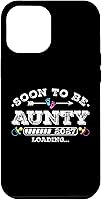 Vista 26 de Soon to Be Aunty 2027 Loading for Pregnancy Announcement Case for iPhone 17