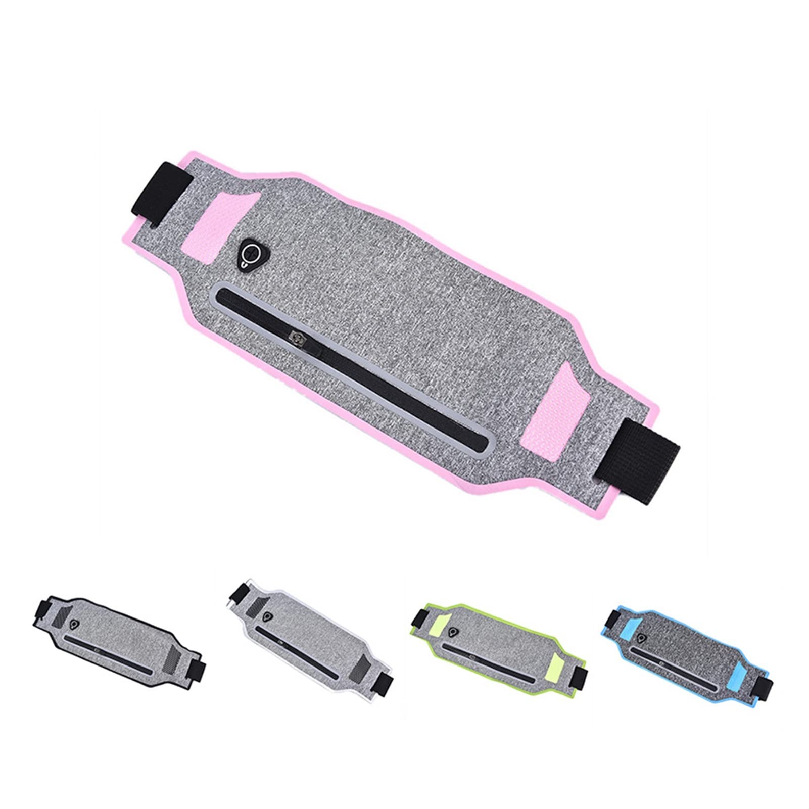 1pc Running Sport Bum Bag Pack Reise Bauch Taille Geldgurt Zip Wanderbeutel Brieftasche