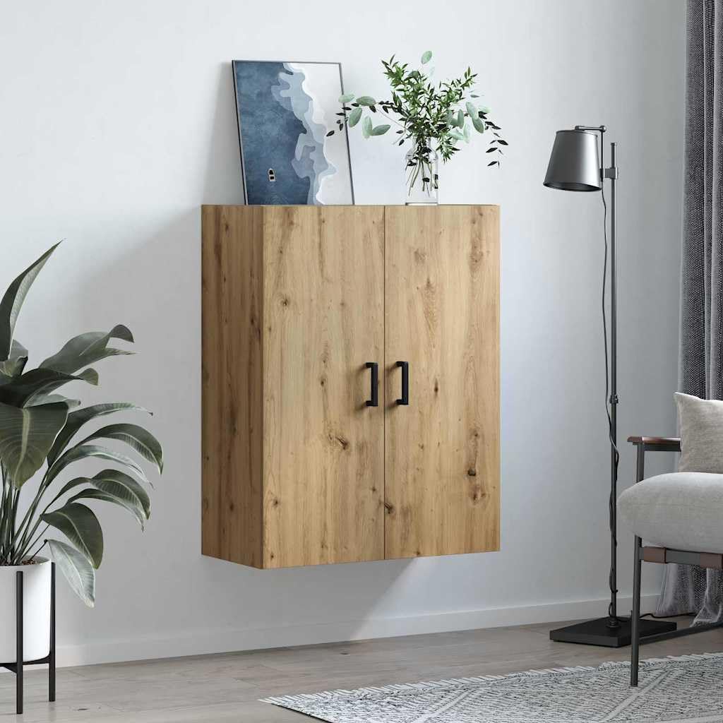 Braun Szafa montowana na ścianie, 69,5 x 34 x 90 cm, materiał drewnopochodny, z 2 drzwiami, oszczędność miejsca do przechowywania, do salonu, sypialni, uniwersalny mebel