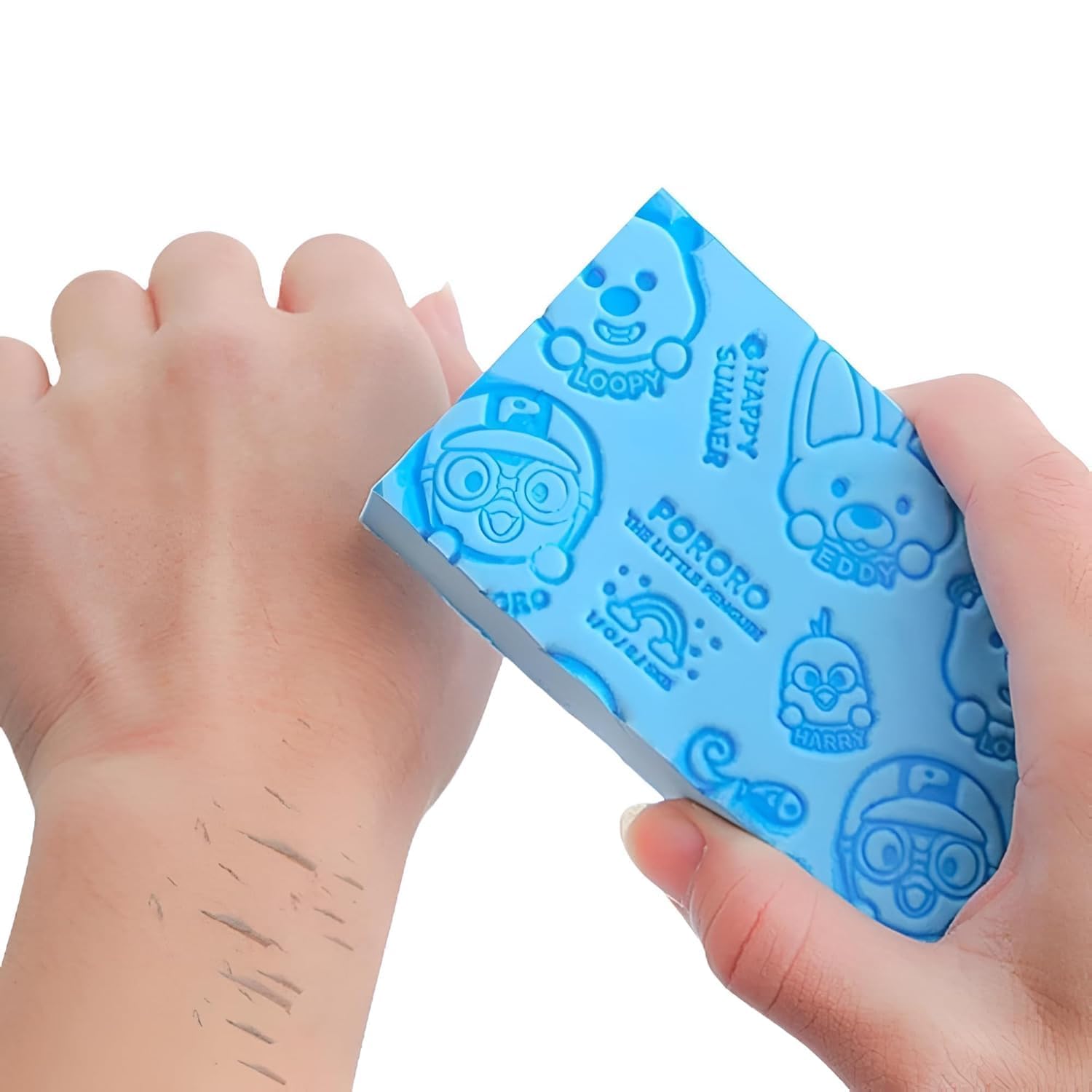 Dead Skin Remover Sponge for Body Bathing, Rectangular Exfoliating Bath Scrubber, Handheld Body Cleansing for Women & Men, Reusable Bath Sponge, Pack of 1, Sponge - 1-image-49