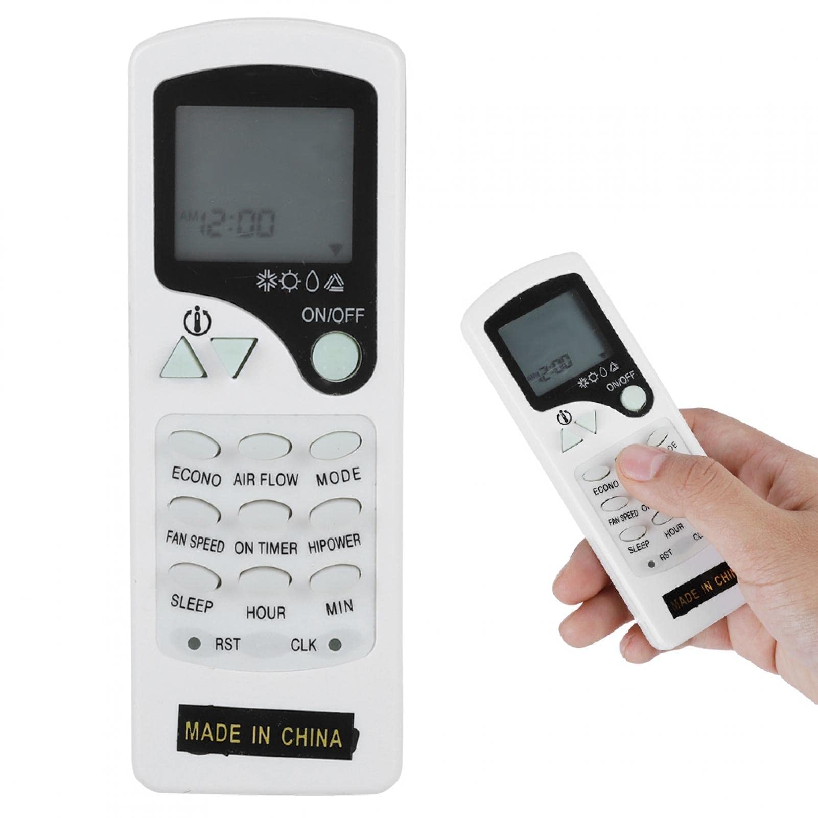 Ciciglow Telecomando Universale Sostitutivo Con Pulsanti Silicone Per Condizionatore FUJITSU (Modelli AUXG14KVLA, AUXG18KVLA) E Altri - AR REM5E