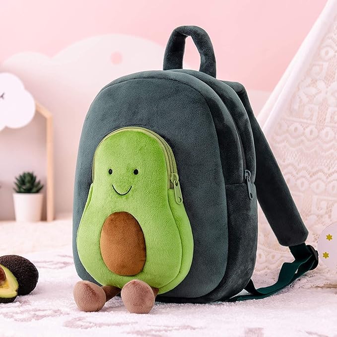 Image of MELVIS Cute Kids Backpack Toddler Bag | Plush Cartoon Mini Travel Bag for Baby Girl & Boy (1-5 Years) | Small Preschool Nursery Bag